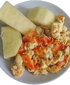 Yam and Egg Sauce