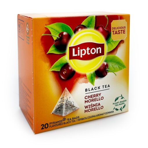 Lipton Black Tea: Cherry Morello