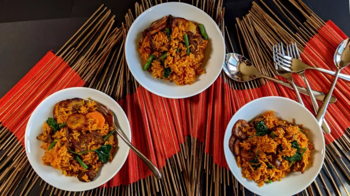 Nigeria Jollof Rice and Ghanaian Jollof Rice